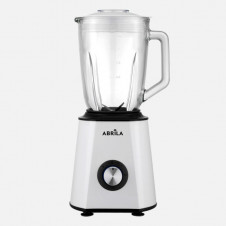 Batidora De Vaso Hechicera Blanco/negro 1500w 2vel+pulso 4h.ac.inox.jarr.crist.1,5l Prot.,antidesliz.39,5x19,5x17cm