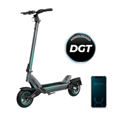 Cecotec Bongo Y45 Connected Patinete Electrico - 750W - Autonomia 45km - Doble Suspension - Ruedas 10 - Sistema de Frenos Triple - Conexion App Movil - Homologado por la DGT - Color Negro y Azul