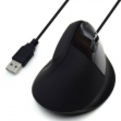 RATON EWENT EW3157 ERGONOMICO OPTICO 1800 DPI NEGRO USB