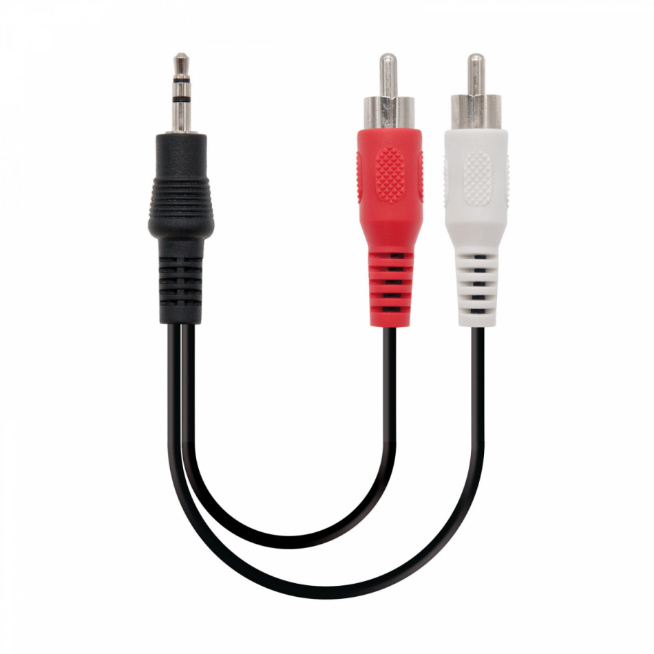 Nanocable CABLE AUDIO ESTEREO, 3.5/M-2xRCA/M, 1.5 M