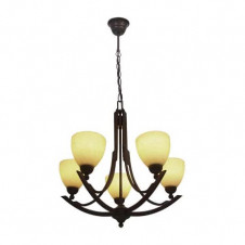 Lampara Serie Orense Marron 5xe27 66x63