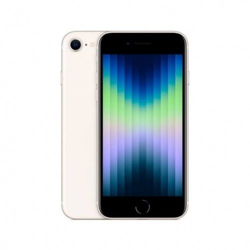 Telefono movil smartphone apple iphone se 2022 64gb starlight sin cargador - sin auriculares - a15 bionic - 12mpx - 4.7pulgadas