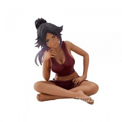 Figura banpresto bleach relax time yoruichi shihoin 10cm