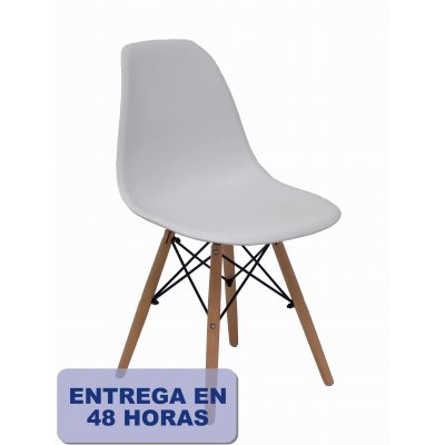 Pack 4 Silla Confidente Priego Color Blanco
