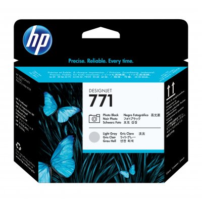 HP 771 Original Druckkopf schwarz und hell grau Standardkapazitt 1er-Pack