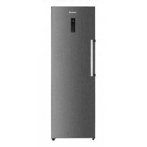 Congelador vertical Benavent CVBHE18560DX, 185 x 60 x 66 cm, No Frost, clase E, 246 kWh año, 39dB, 274 litros, display, inox