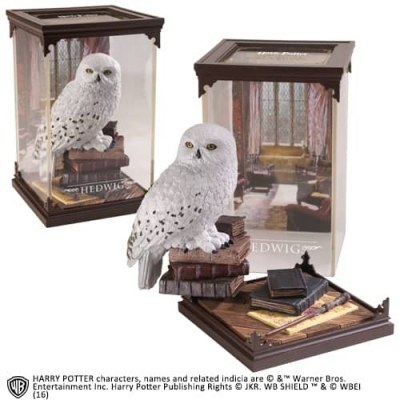 Figura the noble collection harry potter criaturas magicas hedwig