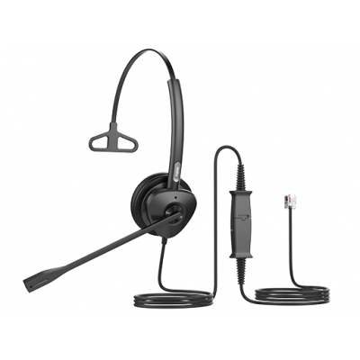 HT301 auricular y casco Auriculares Alámbrico Diadema Oficina/Centro de llamadas Negro