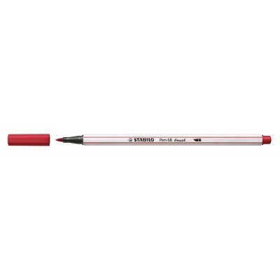 Pen 68 brush rotulador Medio Rojo 1 pieza(s)