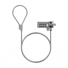 AISENS Cable de Seguridad con Cerradura de Combinacion para Ordenador, Monitor, Portatil 1.5M
