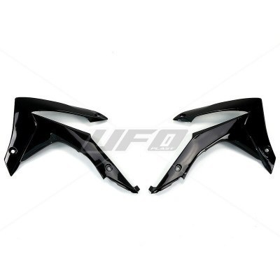 Paneles laterales radiador UFO negro Honda CRF250R/450R HO04657#001