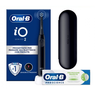 CEPILLO DENTAL ORAL B IO2 NEGRO C/ FUNDA VIAJE