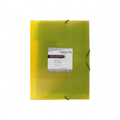 PACK 6 CARP. GRAFOPLAS Fº C/SOLAP+GOM AMARILLO