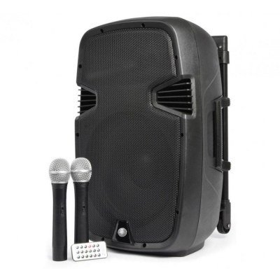 Caja Amplificada Portatil 15in 700W USB y micro