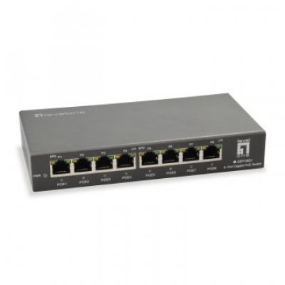SWITCH LEVEL ONE GEP-0823 NO GESTION 8P POE 10/100/1000 POE 120W