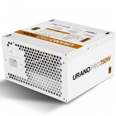 Fuente de Alimentación Nox Hummer Urano Pro White/ 750W/ Ventilador 12cm/ 80 Plus Bronze