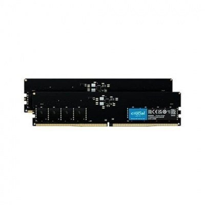 Memoria ram ddr5 64gb crucial 2x32gb - dimm - 4800 mhz - pc5 38400 cl40