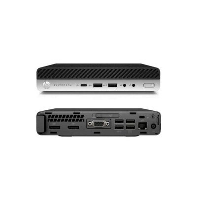 Ordenador Reacondicionado MINI HP Elitedesk 400 g3 / i5-6th / 8Gb / 256Gb NVME / Win 10 Pro / Grado A / Sin cable trébol