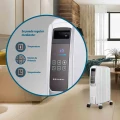 Radiador de aceite Grunkel RAC-8 Piros Digital, 2.000 W, 8 elementos, 3 potencias, blanco - imagen 4