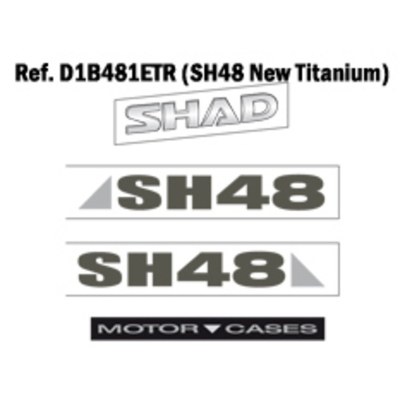 Recambio CALCAS SHAD SH48 GRIS OSCURO D1B481ETR