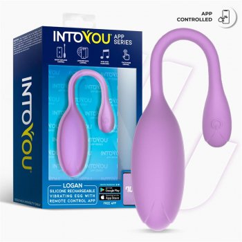 Logan Huevo Vibrador con APP Unibody Púrpura