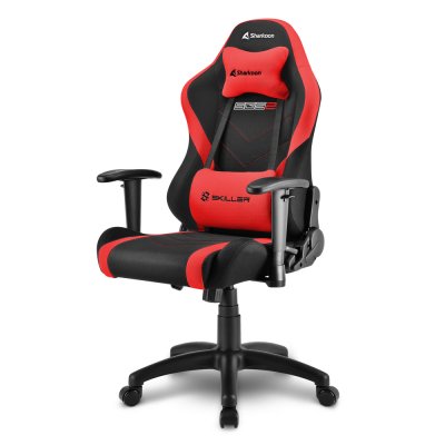 Skiller SGS2 Jr. Silla para videojuegos universal Asiento acolchado Negro, Rojo