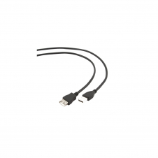 CABLE EXTENSOR GEMBIRD USB 2.0 TIPO-A MACHO A USB TIPO-A HEMBRA 4.5M NEGRO CCP-USB2-AMAF-15C
