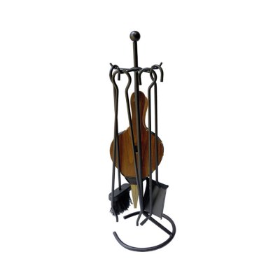 Kit de chimenea deluxe color negro 5 piezas edm