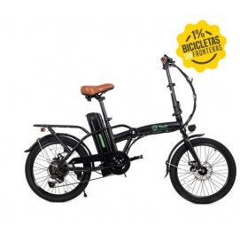 Bicicleta eléctrica plegable Youin You-Ride Amsterdam 2, ruedas 20", autonomía 35 km, cambio Shimano, 6 velocidades, velocidad 25 km/h, doble disco...