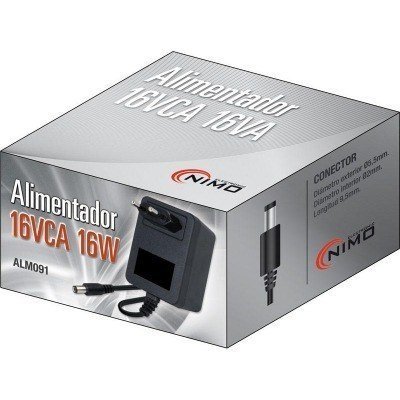 Alimentador Fijo 16Vac 1Amp 16W salida Alterna