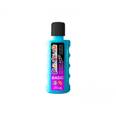 BOTE PINTURA PLAYCOLOR ACRYLIC 250ML AZ CLARO