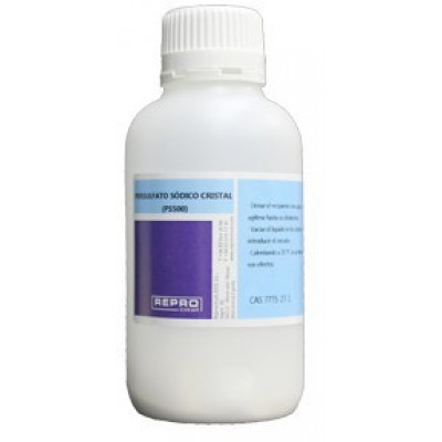 Persulfato Sodio 100gr. 500cc sustituye al Cloruro