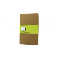 SET DE 3 LIBRETAS MOLESKINE CAHIER MARRON KRAFT L QP418