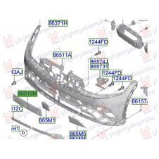 PORTAMATRICULA DE PLASTICO 2024- (O)