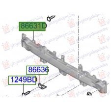 REFUERZO PARACHOQUE TRASERO (O)