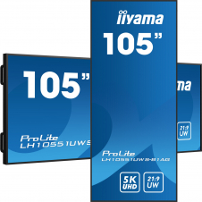 iiyama LH10551UWS-B1AG pantalla de señalización Pantalla plana para señalización digital 2,66 m (104.7