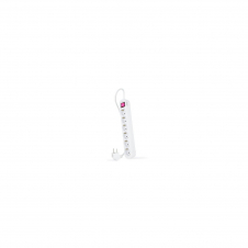 Nanocable Regleta con interruptor 6 tomas de corriente blanca