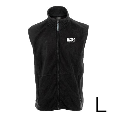 *merchandising* chaleco forro polar talla-l fleece 280g/m² edm