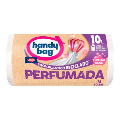 Bolsa de basura perfumada 10 l (45 x 45 cm) 15 uds