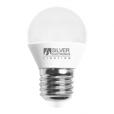 Bombilla LED ESFERICA E27 6W Luz Blanca 5000K