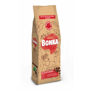 Café en grano BONKA 12487129, 500 gramos DESCAFEINADO