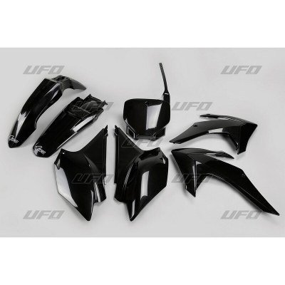 Kit plástica completo UFO Honda color negro HOKIT118-001 HOKIT118-001