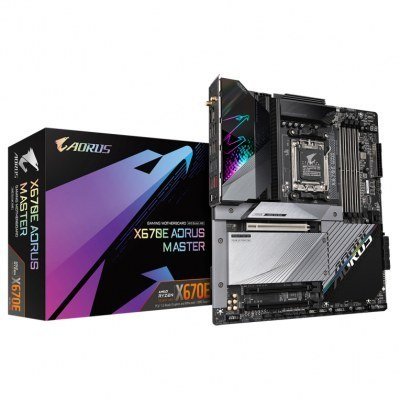Placa base gigabyte x670e aorus master am5 atx - 4x ddr5 - 6x sata 6gb - s - 8x usb 3.2 - 2x usb tipo c - 2x usb 2.0