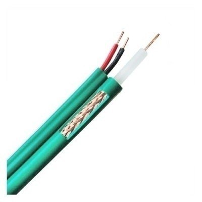 Cable RG59 + 2x0,75mm CCTV VERDE (300m)