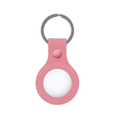 Llavero Protector COOL Compatible con AirTag Silicona Rosa