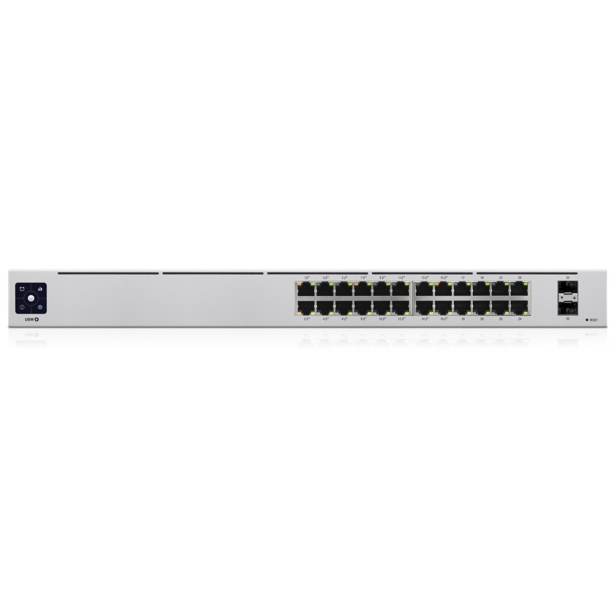 Ubiquiti - UniFi 24-Port PoE Gestionado L2/L3 Gigabit Ethernet PoE 1U Plata