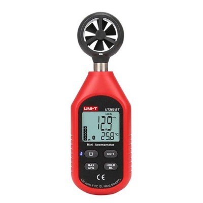 Mini Anemometro Digital con Bluetooth UT363-BT