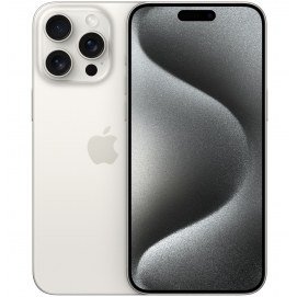 Teléfono móvil Apple iPhone 15 Pro Max 1TB, 6.7 pulgadas, titanio blanco