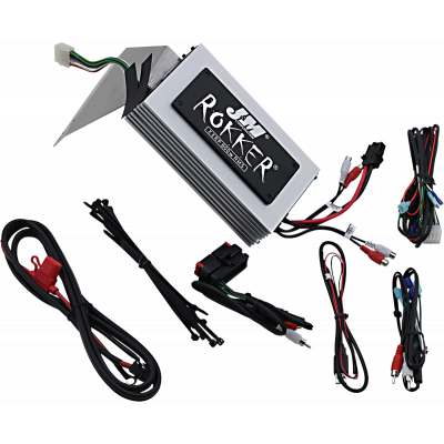 Kit amplificador DSP programable 800 W 4 canales Rokker® XXR J + M JAMP-800HR06RCP