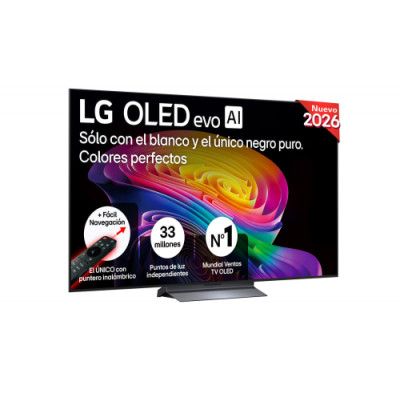 TV LG OLED 55 OLED55C66LB UHD 4K SMART WIFI WEBOS 26 IA 120HZ 4XHDMI 2XUSB ANTIRREFLEJOS PRO 98.9% MANDO ÚNICO